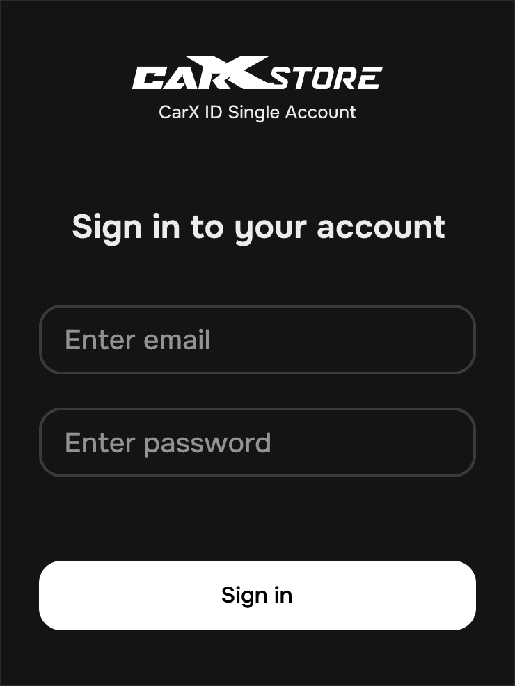 Sign in to your account